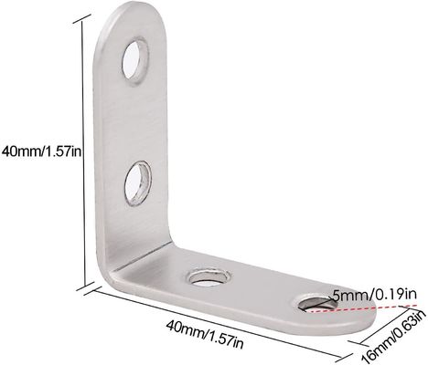 ステンレススチール 304 インフラストラクチャの角コード 厚さ0.5mm-25mm オーダー制