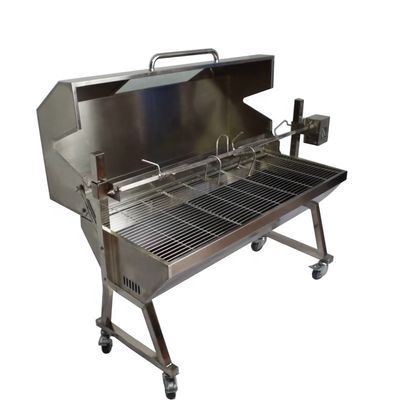 電気モーターグリル 132 ポンドベアリング Bbq 産業用ソリューションのための豚吐き焼き器