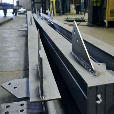 内部/第三者検査による丸型溶接鋼構造の組み込みベース部品