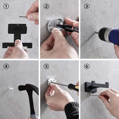 トイレットルーム ハードウェアセット 4枚 厚さ 2-5mm 証明書 ISO9001 2015
