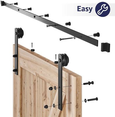 カスタマイズされたカラー 6.6 FT 工業用重用 堅固なスライディング 納屋ドア ハードウェアキット