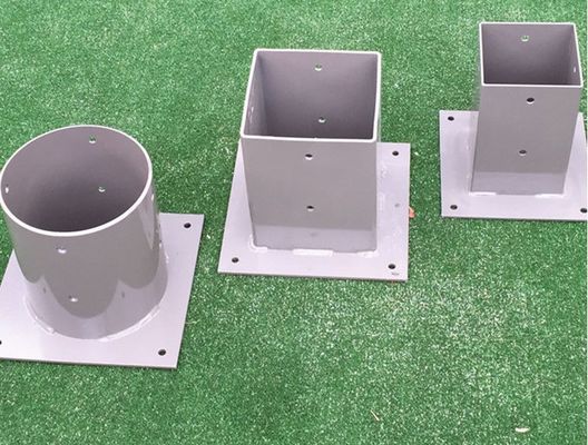 粉末で覆われた金属ポストベース 複合型デッキ 磨いたアルミニウム構造