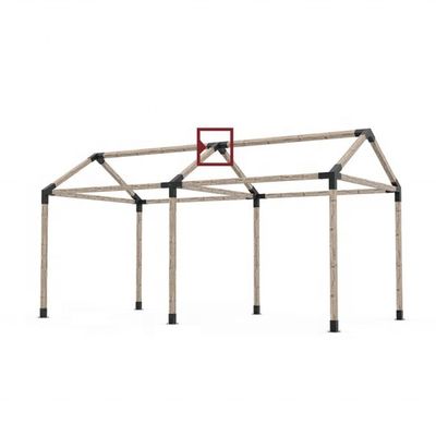 カスタム鋼 3 Ways 4 Ways フロアポスト用のブレーキット スタンプ加工 厚さ 1mm-12mm