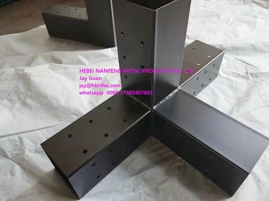 スタンピングプロセスと鋼筋ブレーキットを持つ高木スタンドキット 6x6 ペルゴラにフィットします