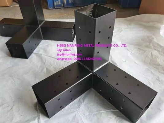 スタンピングプロセスと鋼筋ブレーキットを持つ高木スタンドキット 6x6 ペルゴラにフィットします