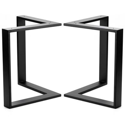 キッチンサポートアイテム ダイニング家具用の黒い粉末で覆われた重用脚
