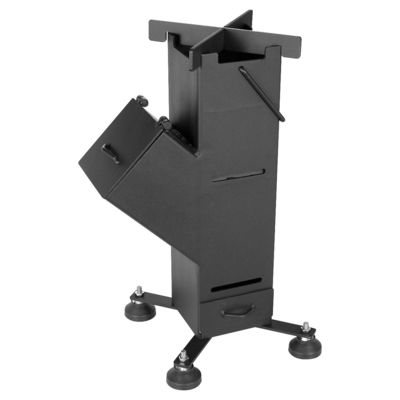 カスタムブラックカーボン・スティール 木製燃焼ロケットストーブでサポートアイテムをアップグレード