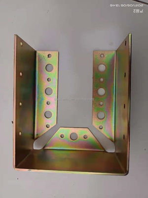 プロセス スタンピング パンチング 折りたたみ 木のコネクタ用のカスタマイズされた黄色のジョイス ハンガー