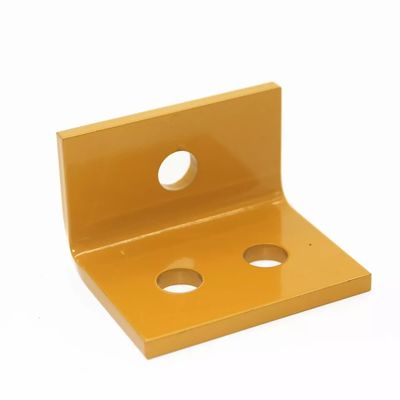 0.4-3mm 厚さ 固定マウントのためのカスタムガルバナイズド鋼スタンプコーナーブレーキット